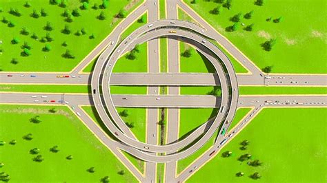 city skyline highway exit|city skylines highway interchange.